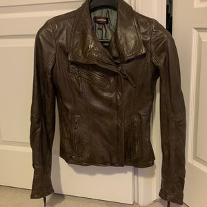 Leather jacket